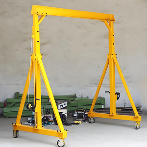 ورشة عمل متنقلة 1-25 طن بوابة صغيرة للسفر رافعة كهربائية إطار صغير محمول مع عجلات - Product Image 3