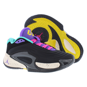 Chaussures de basketball pour garçons Luka 3 GS légères, respirantes, à lacets, noir Hyper Grape Hyper Jade - Product Image 4