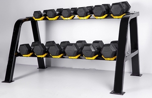 Bán Buôn Đen Cao Su Tráng Đúc Sắt Hex Quả Tạ Đặt Nhà Sử Dụng Miễn Phí Trọng Lượng Cho Phòng Tập Thể Dục Moq 100Kg - Product Image 6