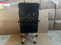 Chaise de bureau classique en maille à dossier haut avec accoudoirs, design moderne, pour la maison, le travail et le bureau, prix fabricant