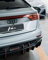 Kit carrosserie large en fibre de carbone sèche style ABT pour Audi RSQ8 2025+ - Lame avant, jupes latérales, diffuseur et spoiler