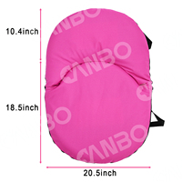 Coussin de siège de stade portable Canbo, épais, avec dossier réglable, option chauffante, personnalisable OEM ODM, vente en gros