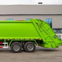 Camion compacteur de déchets 20 tonnes 6x4, diesel manuel, essieu arrière, châssis double couche, déchargement hydraulique automatique, à vendre