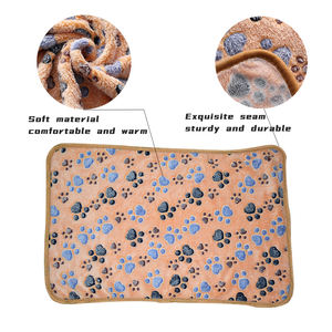 ผ้าห่มสัตว์เลี้ยงขนนุ่มลายเท้าสัตว์เลี้ยง สำหรับสุนัขและแมว ใช้ได้ทุกฤดูหนาว ลดราคาพิเศษ - Product Image 3