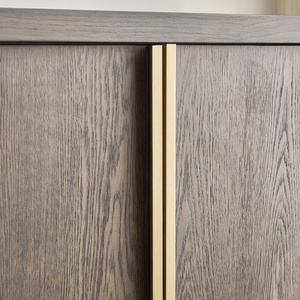 <span class=keywords><strong>Buffet</strong></span> <span class=keywords><strong>d</strong></span>'entrée moderne et fonctionnel sur mesure avec tiroirs intégrés et étagère, commode en mélamine au design plat - Product Image 5