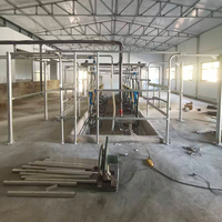 Salle de traite en forme de huit, équipée d'un compteur de lait Waikato, adaptée à 8 à 40 postes de traite pour vaches laitières.