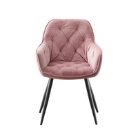 Fauteuil confortable en velours rembourré pour salon d'appartement, restaurant, bar à domicile
