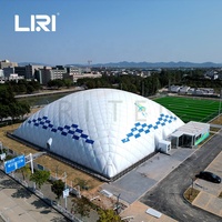 Tente gonflable d'auvent de dôme d'ombre de membrane d'air pour le terrain de football et de pickleball