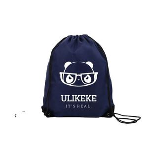 Bolsa Deportiva Personalizada Ulikeke con Cordón, Bolsa Grande de Poliéster con Estampado Tie-Dye y Logotipo Azul, Bolsas Deportivas con Cordón en Oferta - Product Image 2