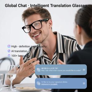 Lunettes de traduction intelligentes IA pour réunions d'affaires et voyages, traduction audio en temps réel - Product Image 4