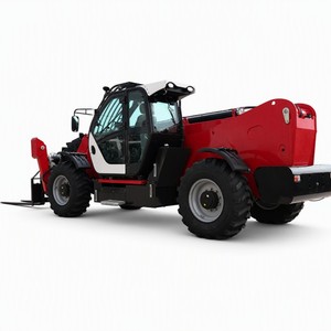 Sollevatore Telescopico per Edilizia 4,5 Tonnellate, Altezza di Sollevamento 18m, Portata 13,08m, Carrello Elevatore Idraulico con Forche per Pallet - Product Image 2