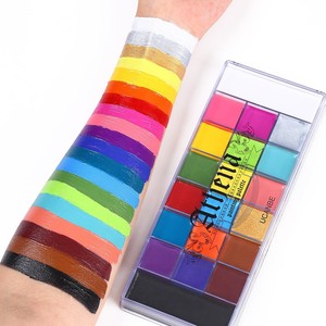 <span class=keywords><strong>Palette</strong></span> de maquillage UCANBE pour Halloween, 20 couleurs, tatouage éphémère, huile de peinture faciale sûre, kits de peinture corporelle, fournitures de peinture corporelle - Product Image 4