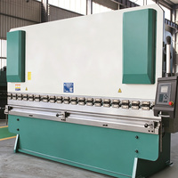 Presse plieuse hydraulique CNC WE67K1253200 à repose-pied automatique, 125 tonnes, 3200 mm, pour le façonnage de profilés architecturaux