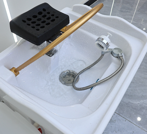 Bassin de lavage portable pour salon de coiffure, équipement mobile de spa capillaire, lit de massage portable pour le lavage des cheveux et le spa - Product Image 2