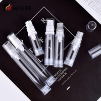 Flacons de sérum en PP à paroi épaisse de luxe, sans BPA, avec couleur personnalisée et pompe de précision pour les soins de la peau professionnels