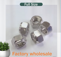 GB6184 M3 M4 M5 M6 Acero inoxidable 304 Tuerca hexagonal Tuercas de bloqueo Inserto de metal Tuerca hexagonal de autobloqueo Anti Looser