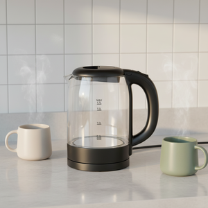 Bollitore Elettrico Trasparente 1.7L Grande Capacità con Spegnimento Automatico e Protezione da Ebollizione a Secco per Uso Domestico - Product Image 5