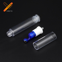 Flacon roll-on de 5 ml, 10 ml, 12 ml, 15 ml avec pulvérisateur à pompe et impression sérigraphique pour sérum de soin de la peau et crème pour les yeux