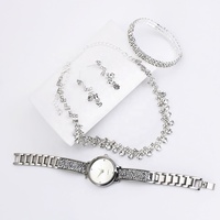Modieuze Horloge Voor Vrouw Diamant Quartz Horloges Dames Armband Sieraden Set Geschenken Voor Vrouwen Bulk Kopen