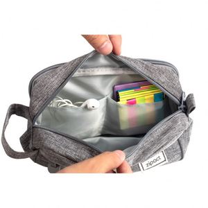 Estuche Escolar Multifuncional de Gran Capacidad con Cierre de Cremallera, Bolsa de Papelería y Maquillaje con Diseño Atractivo - Product Image 4