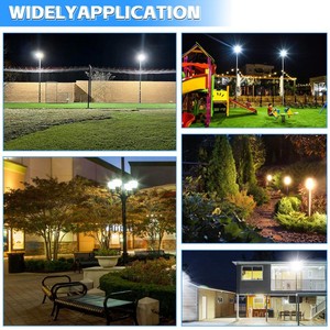 Lámparas de Poste LED para Exteriores, Resistentes al Agua IP65, Alimentación CA, Encendido/Apagado Automático, para Jardín, Patio, Césped, Camino y Entrada de Vehículos - Product Image 5