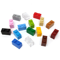 DELO TOYS (32 couleurs) Pièces DIY 1 x 2 Blocs en vrac pour enfants 1*2 Briques de construction en plastique MOC 1x2 Jouet de construction (N°3004)