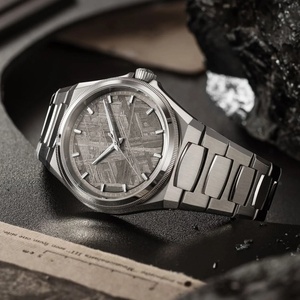 <span class=keywords><strong>Orologio</strong></span> di Lusso 2026 in Acciaio Inossidabile 316L, Sportivo e Alla Moda, Movimento al Quarzo Ronda, Impermeabile 10 ATM, Quadrante in Vero Meteorite - Product Image 2