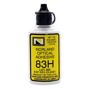 Colle optique NORLAND, toutes séries, modèles en stock, colle durcie aux UV, originale américaine, 61 63 83H 73 68 1625 NEA123SHGA 123 - Product Image 3