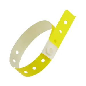 Kostenlose Probe profession ellen Hersteller benutzer definierte Schwimmbad Vinyl PVC Snap l geformte Armbänder breit