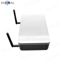 6 COM Precio bajo 6th Gen I3 6157U Industrial Mini PC con MSATA SSD VGA HD Display Caja sin ventilador para Edge Computing IoT Mini PC