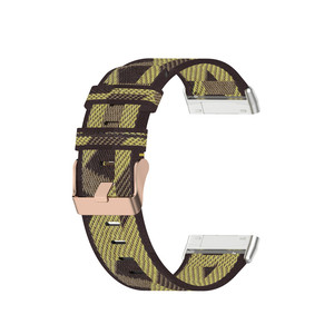 Correa de nailon para <span class=keywords><strong>Fitbit</strong></span> <span class=keywords><strong>Versa</strong></span> <span class=keywords><strong>3</strong></span> 4 Versa4 Sense <span class=keywords><strong>2</strong></span>, adaptador de conector, banda de repuesto deportiva para <span class=keywords><strong>Fitbit</strong></span> Versa4 - Product Image 4