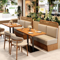 Mobilier de restaurant de style luxueux, mobilier de restauration, mobilier de salon de thé, restaurant occidental, canapé, table et chaises combinées