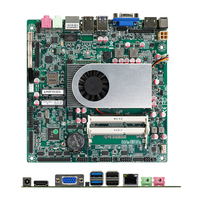 Nueva Placa Base Mini ITX Intel Haswell de 5ª y 4ª Generación I3 4025U/I3 4158U/I5 4200U/i7 4510U con LAN Gigabit, DDR3 de 16 GB y Gráficos Duales