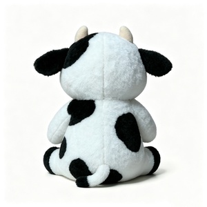 Custom <b>cow</b> plush dairy, <b>cow</b> stuffed animal, black and white <b>cow</b> plush, spotted <b>cow</b> toy - Product Image 5