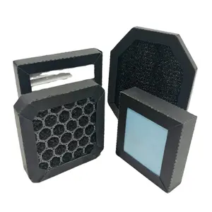 Oem/Odm Auto Airconditioner Cabine Filter Luchtverfrissing Hepa Papier Met Actieve Kool Composiet Filter Voor Honda Fit