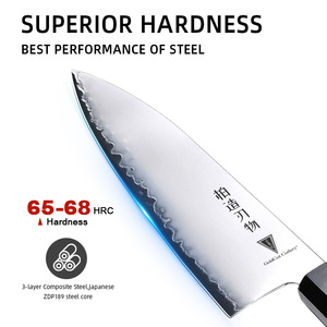 <span class=keywords><strong>Coltello</strong></span> da Chef GoldCut Nuovo in Acciaio Giapponese Hitachi ZDP189, <span class=keywords><strong>Coltello</strong></span> da Cucina per <span class=keywords><strong>Carne</strong></span> con Manico Ottagonale - Product Image 2