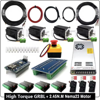 20% de réduction BulkMan3D Tailles 5050~1515 Kit complet Ultimate Bee Moteur en boucle ouverte 2.45N.m Système Grbl 4 axes Vis à billes Routeur CNC