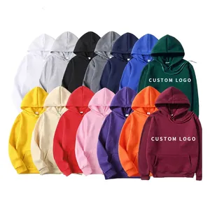 Custom Premium Winter Embroidered Drawstrings Hoodie Unisex High Quality Vintage Oversized Sweatshirt