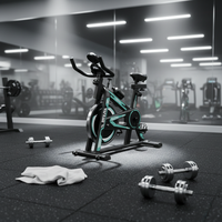 Bicicleta Estática Vertical Inteligente con Control Magnético para Uso Doméstico, Ultra Silenciosa, Equipo de Fitness para Interiores, Venta al por Mayor de Fábrica, Modelo K300