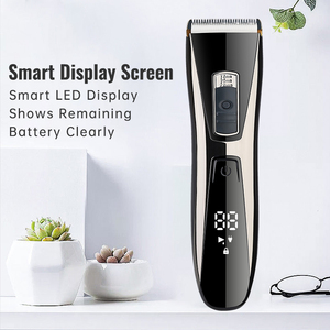 Máy cắt tóc điện chuyên nghiệp, có thể điều chỉnh, sạc lại được, không dây, dành cho nam, có thể tùy chỉnh logo - Product Image 3