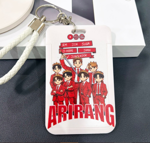 Cartes acryliques KPOP <span class=keywords><strong>V</strong></span> JUNGKOOK J-<span class=keywords><strong>HOPE</strong></span> World Tour ARIRANG, porte-cartes JIMIN, porte-clés, photocartes JIN SUGA RM, imperméables - Product Image 6