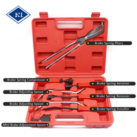 Kit de 3 pinces à ressorts de frein, outil d'installation et de démontage de ressorts de frein automobile, équipement de réparation de garage