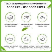 Papier toilette en rouleau économique, 2 plis, en pâte de bois vierge, vente en gros d'usine, achat en gros, service OEM ODM, prêt à expédier