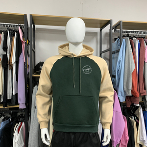 เสื้อสเวตเตอร์แบบสวมหัวมีฮู้ดใส่ได้ทั้งชายและหญิงเสื้อสเวตเตอร์แบบสวมหัวมีฮู้ดพิมพ์ลายบล็อกสีพื้นฐานใส่ได้ทุกเพศ - Product Image 6