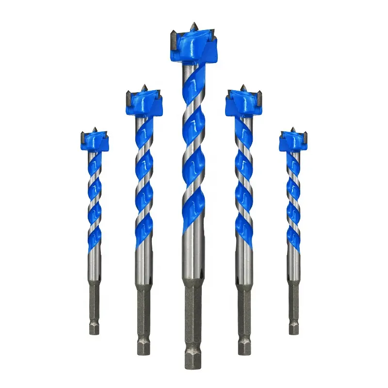 16-25mm Forstner Drill Bit Set Woodworking Hole Saw Wood Cutter HSS Wood Drilling Boring Bits Power Rotary Cutting Tool