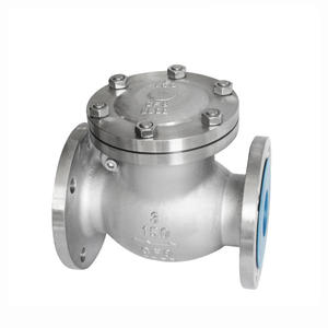 Venta de Liquidación COVNA B2B DN200 8 Pulgadas Bidireccional PN16 Válvula de Retención de Columpio de Doble Brida de Acero Inoxidable Tipo 316 - Product Image 1