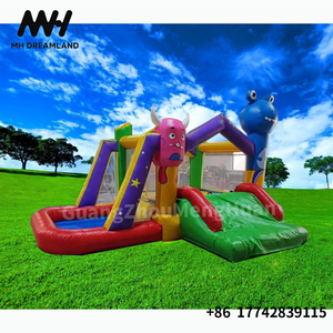 Toboggan aquatique gonflable Monster Splash Pool <span class=keywords><strong>Alien</strong></span> Cartoon Jumper Bouncy Ball Pit Outdoor pour enfants et adultes - Product Image 3