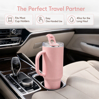 Gobelet isotherme de voyage écologique de 40 oz à double paroi sous vide, avec logo personnalisé, en acier inoxydable, pour l'extérieur