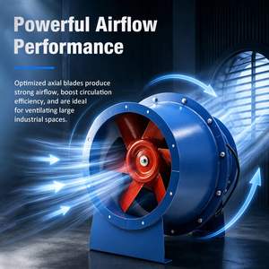 Ventilateur axial à flux oblique LONGWELL 23700-9000m3/<span class=keywords><strong>h</strong></span>, ventilateur <span class=keywords><strong>d</strong></span>'extraction industriel, ventilateur de ventilation, ventilateur de conduit à flux diagonal - Product Image 4