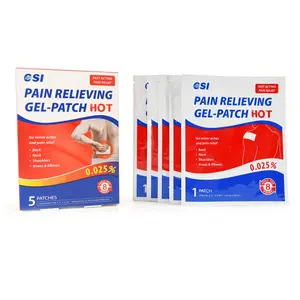 CSI Unique Ingredients Targeted Relief Of Mild To Moderate Pain Warming Heat Patch